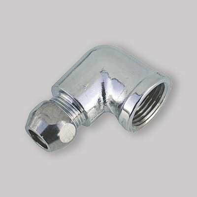 RACCORDO CURVO FEMMINA OTTONE CROMATO 10 x 1/2"