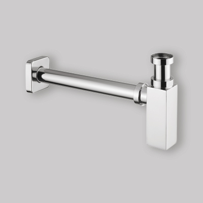 SIFONE PER LAVABO "LUSSO" MODELLO QUADRO 32x250 - 1"1/4