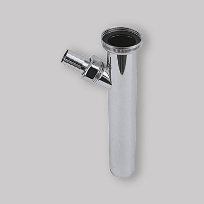 TUBO CON BATTENTE E ATTACCO LAVATRICE IN OTTONE 1"1/4 x 200 mm
