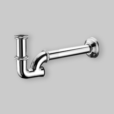 SIFONE PER LAVABO AD U CON ISPEZIONE POSTERIORE "ZETA" 1"1/4