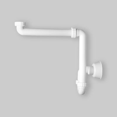 SIFONE SALVASPAZIO PER LAVABO AD 1 VIA OMP 1"1/4 x Ø 32/40