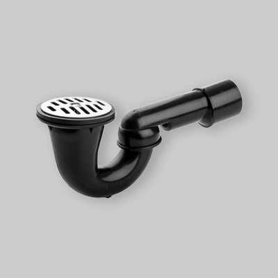 SIFONE DOCCIA GIREVOLE TIPO BASSO "WAVIN" Griglia inox 80 uscita 40 - 50