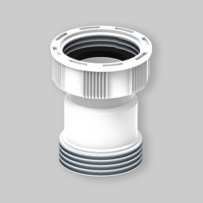 PROLUNGA SIFONI PER LAVABO DA APPOGGIO H. 55 - F 1"1/4 x M 1"1/4