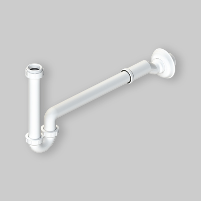 SIFONE PER LAVABO E BIDET AUTOPULENTE CON ECCENTRICO   1"-1"1/4 x DN 32-40