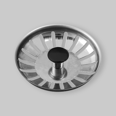 TAPPO PER LAVELLI INOX Ø 90 a pressione