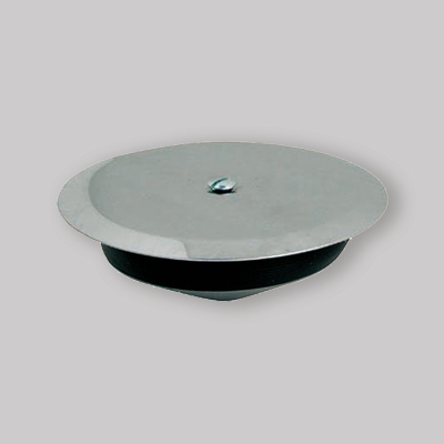 TAPPO CHIUSO INOX CON COPERCHIO Ø 100