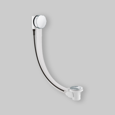 COLONNA DI SCARICO VASCA IN POLIPROPILENE 1"1/2 L 81÷90 cm