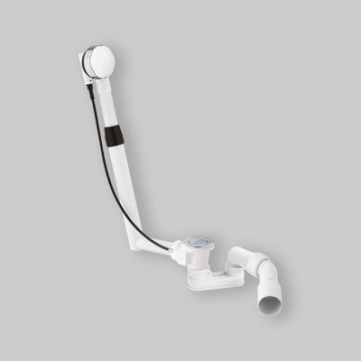 COLONNA VASCA COMPLETA DI SIFONE RIBASSATO PREASSEMBLATO polipropilene