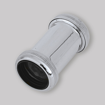 MANICOTTO IN OTTONE CON 2 GHIERE + O-RING 1"1/4 32x32 cromato