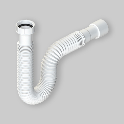 TUBO FLESSIBILE ED ESTENSIBILE ATTACCO CON GHIERA IN PLASTICA 1"1/4 DN 32-40