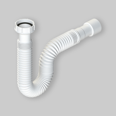 TUBO FLESSIBILE ED ESTENSIBILE ATTACCO CON GHIERA IN PLASTICA 1"1/2 DN 32-40