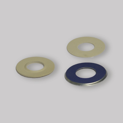SET GUARNIZIONI 3 PEZZI BORDO BASSO 3/4"