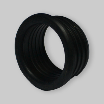 MORSETTO IN GOMMA NERA Ø 50 PER CURVE TECNICHE 'NICOLL' Ø interno 26÷32
