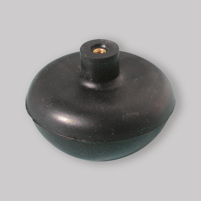 SFERA IN GOMMA CON NOTTOLINO OTTONE mm 64,5