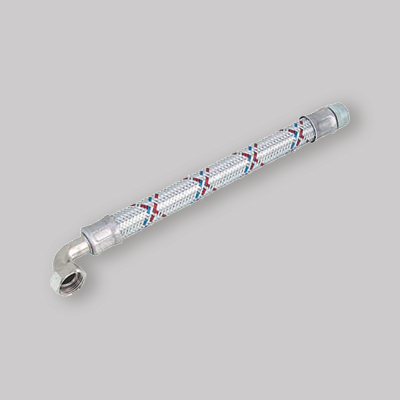 FLESSIBILE ANTIVIBRANTE CON CURVA 1" x 1" cm 50