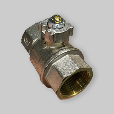 VALVOLA A SFERA FF CON QUADRO PIOMBABILE 1"1/2