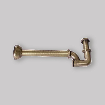 SIFONE A COLONNA CON ROSONE BRONZATO 1"1/4x25