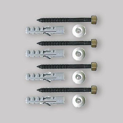 KIT FISSAGGI VASO/BIDET BRONZATO 6 x 80