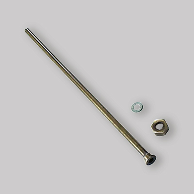 TUBO LISCIO PER MONOCOMANDO CON CALOTTA BRONZATO cm 40 con dado 1/2