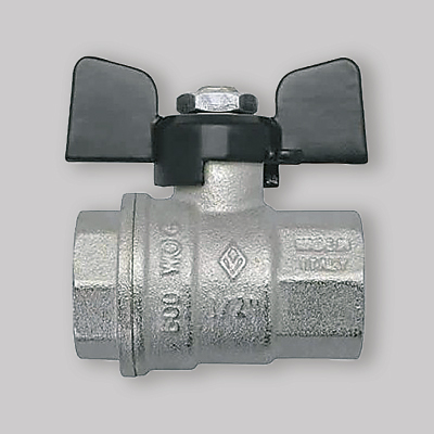 VALVOLE A SFERA P. TOTALE F-F FARFALLA ALLUMINIO BUGATTI 1/2" DN 15 PN 50