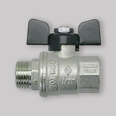 VALVOLE A SFERA P. TOTALE M-F FARFALLA ALLUMINIO BUGATTI 1/2" DN 15 PN 50