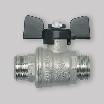 VALVOLE A SFERA P. TOTALE M-M FARFALLA ALLUMINIO BUGATTI 1" DN 25 PN 40