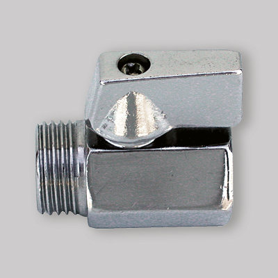 RUBINETTO MINIVALVOLA M/F CROMATA 1/2"