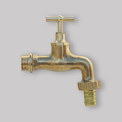 RUBINETTO PORTAGOMMA OTTONE LUCIDO 3/4"