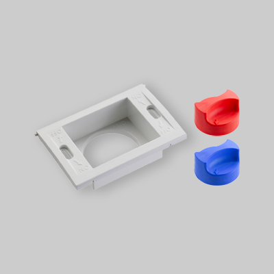 KIT SUPPORTO PORTINA CON MANOPOLE FIV PER VALVOLA AD INCASSO "WATER BOX 2.0" -