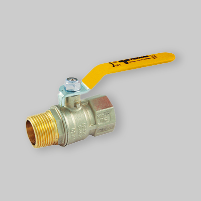 VALVOLA A SFERA GAS M/F LEVA ACCIAIO TIEMME 1/2" MOP5 DN 12