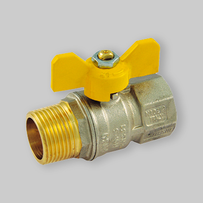 VALVOLA A SFERA GAS M/F FARFALLA ALLUMINIO TIEMME 1/2" MOP5 DN 12