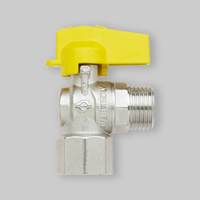 RUBINETTO GAS A SFERA A SQUADRA F/M FIV 1/2" - 1/2"