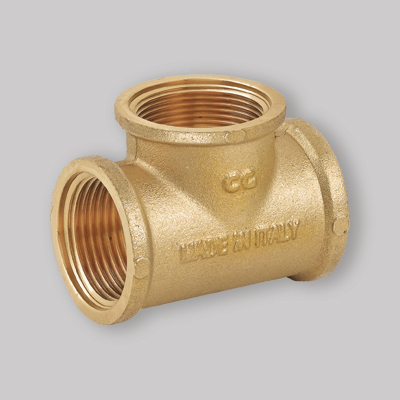 RACCORDO A TEE OTTONE GIALLO 1/2"