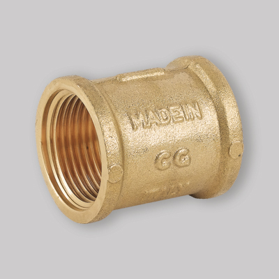 MANICOTTO FEMMINA/FEMMINA OTTONE GIALLO 1"