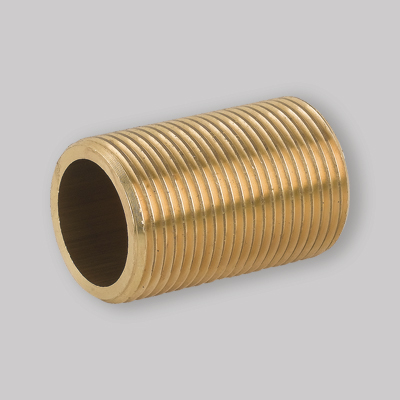 NIPLES TUTTO FILETTATO OTTONE GIALLO 1/2"