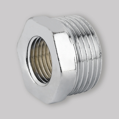 RIDUZIONE M/F OTTONE CROMATO 1" x 3/4"