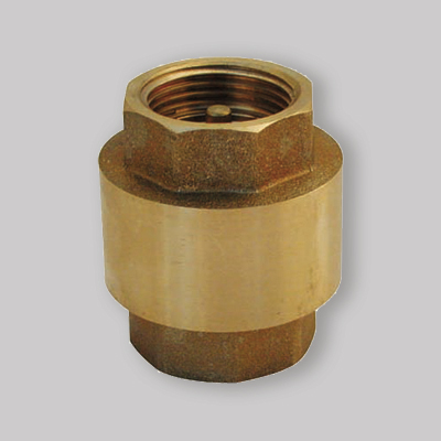 VALVOLA DI RITEGNO A MOLLA CON INSERTO IN PVC 1/2"