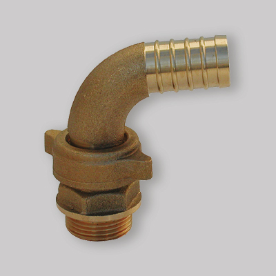 RACCORDO CURVO PER POMPA IN OTTONE 1/2" x 14