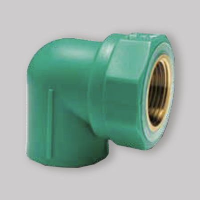 RACCORDO GOMITO A 90° FILETTATO FEMMINA IN PPR VERDE PN 25 1/2" x Ø 20