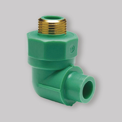 RACCORDO GOMITO A 90° M/M IN PPR VERDE PN 25 1/2" x Ø 20