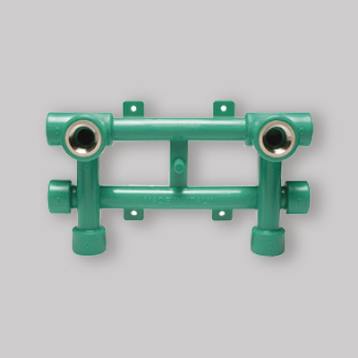 MODULO GRUPPO VASCA IN PPR VERDE mm 20x1/2"