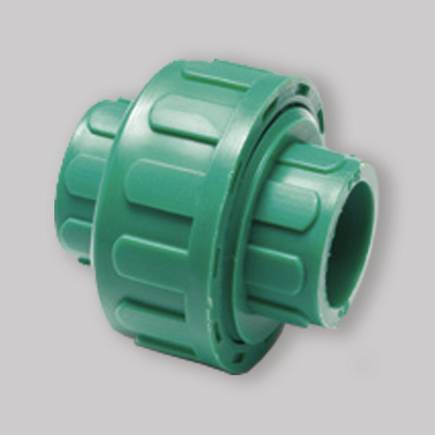 RACCORDO A TRE PEZZI PN10 IN PPR VERDE 25x25
