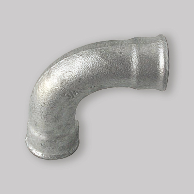 CURVA LUNGA A 90° FF IN GHISA ZINCATA 3"