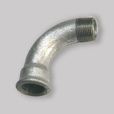 CURVA A 90° MF IN GHISA ZINCATA 1"1/4