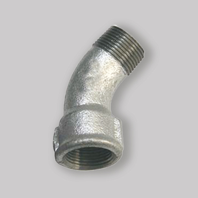 CURVA A 45° MF IN GHISA ZINCATA 4"