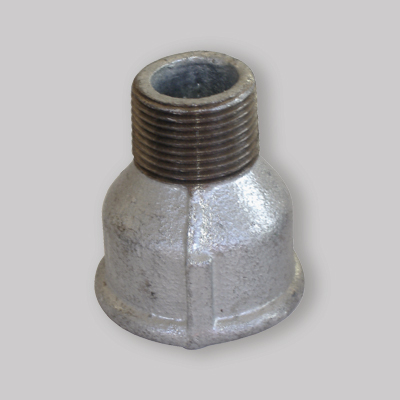 RACCORDO DIRITTO MF IN GHISA ZINCATA 3/8"
