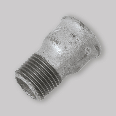 RACCORDO DIRITTO RIDOTTO FM IN GHISA ZINCATA 1"x3/4"