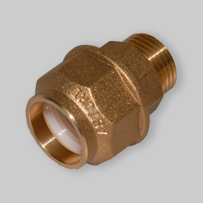 RACCORDO DIRITTO MASCHIO ANELLO RESINA 20 x 1/2"