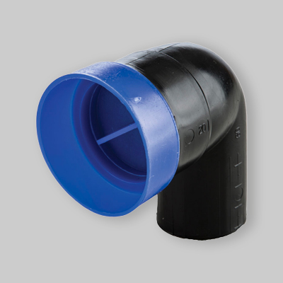 CURVA TECNICA IN PE Ø 40 x 46 (Morsetto)