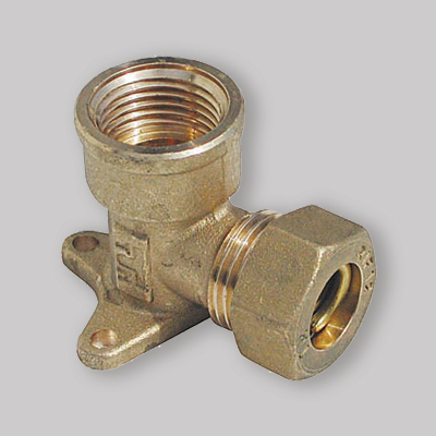 GOMITO FEMMINA CON STAFFA O-RING TIEMME 18 x 1/2"